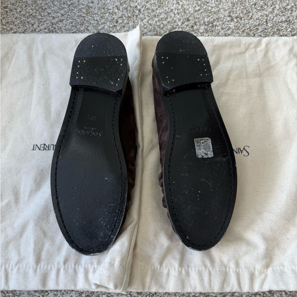 Saint Laurent Brown Loafers - Picture 5 of 5